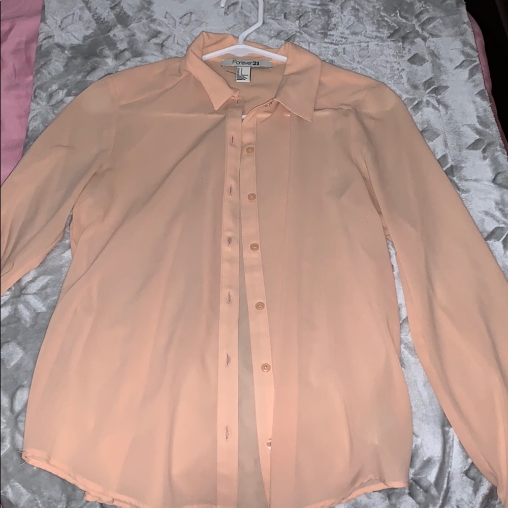 Pink shear blouse